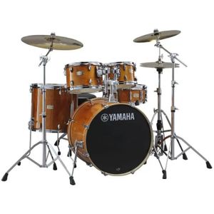 Yamaha SBP2F5 Stage Custom Birch Honey Amber 5d. rock / fusion drumstel inclusief hardware