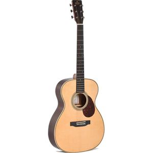 Sigma Guitars OMT-28H Aging Toner Gloss akoestische westerngitaar met softshell case