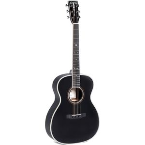 Sigma Guitars 000R Black Diamond elektrisch-akoestische western gitaar met softcase