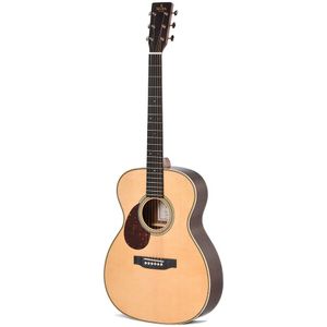 Sigma Guitars OMT-28HL linkshandige akoestische westerngitaar met softshell case