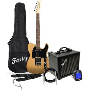 Fazley FTL218 Starter Pack Natural elektrische gitaar starterset