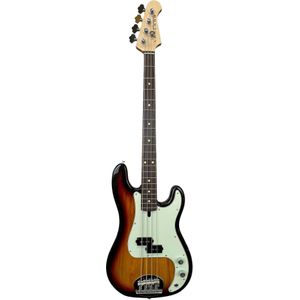 Lakland Skyline 44-64 Three Tone Sunburst Gloss elektrische basgitaar