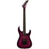 Jackson Pro Plus Series Dinky DKA Q EB Transparent Purple Burst elektrische gitaar met gigbag