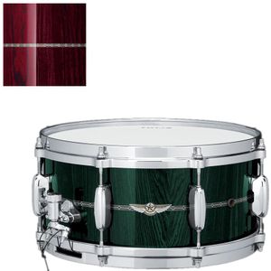 Tama Star TBS1455S-CDKR Dark Red Cordia Bubinga 14 x 5.5 inch snaredrum