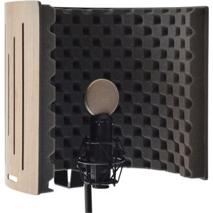 Vicoustic Flexi Screen Ultra MKII Brown Oak microfoon reflectiefilter