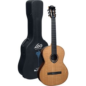 LAG Guitars Classic HyVibe 30 CHV30E E/A klassieke gitaar + multi-effect & Bluetooth incl. koffer