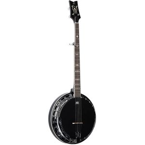 Ortega OBJ650-SBK Raven Series Natural banjo met gigbag