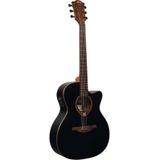 LAG Guitars Tramontane 118 T118ACE-BLK Black elektrisch-akoestische westerngitaar