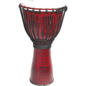 Tanga FIBD14-RD Energy kunststof djembe 14 inch rood