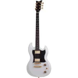 Schecter Zacky Vengeance ZV-H6LLYW66D Gloss White elektrische gitaar
