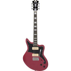 D'Angelico Premier Bedford Oxblood elektrische gitaar met gigbag