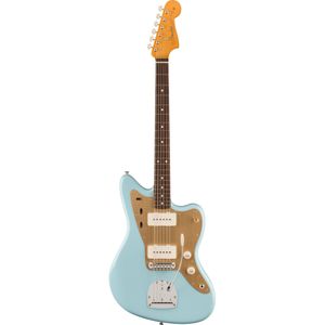 Fender Vintera II 50s Jazzmaster RW Sonic Blue elektrische gitaar met deluxe gigbag