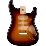 Fender Deluxe Series Stratocaster HSH Alder Body 3-Color Sunburst losse elzenhouten solid body voor elektrische gitaar