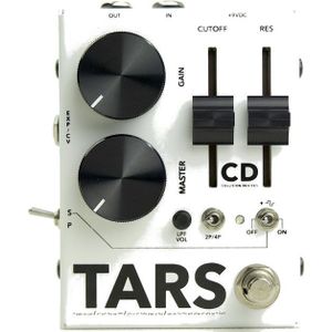 Collision Devices TARS Black On White fuzz effectpedaal met analoge filter