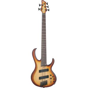 Ibanez BTB705LM Bass Workshop Natural Browned Burst Flat 5-snarige elektrische basgitaar