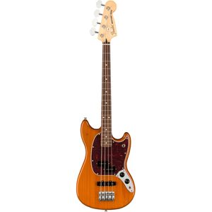Fender Player Mustang Bass PJ Aged Natural PF elektrische basgitaar