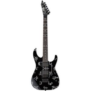 ESP LTD KH Demonology Black Kirk Hammett Signature elektrische gitaar met koffer