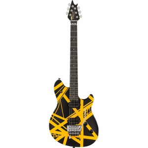 EVH Wolfgang Special Black & Yellow Satin elektrische gitaar met gigbag