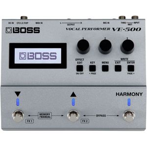 Boss VE-500 Vocal Performer zang effectpedaal