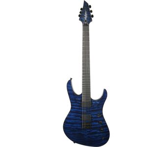 Jackson Chris Broderick Soloist HT6 Transparant Blue EB