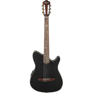 Ibanez Tim Henson Signature TOD10N Transparent Black Flat elektrisch-akoestische klassieke gitaar