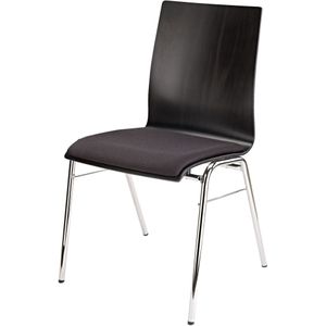 Konig & Meyer 13415 stapelbare stoel met kussen (zwart)
