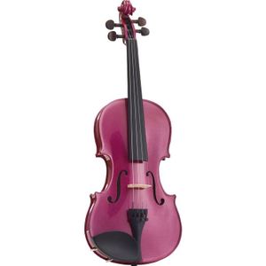Stentor SR1401 Harlequin 1/4 Raspberry Pink akoestische viool inclusief koffer en strijkstok