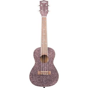 Kala KA-SPRK-PINK Sparkle Series Pink Champagne concert ukelele met gigbag