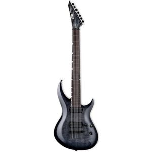 ESP LTD Deluxe H3-1007 Baritone See Thru Black Sunburst 7-snarige elektrische gitaar met 27 inch mensuur