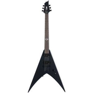 ESP LTD HEX-6 Black Satin Nergal signature elektrische gitaar met koffer