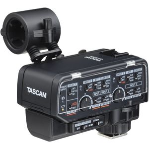 Tascam CA-XLR2d-AN XLR microfoonadapter voor mirrorless camera's
