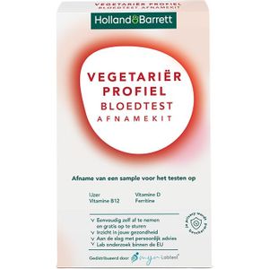 Holland & Barrett Vegetariër Profiel Bloedtest Afnamekit - 1 stuk