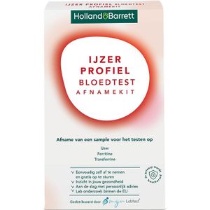 Holland & Barrett IJzerprofiel Bloedtest Afnamekit - 1 stuk