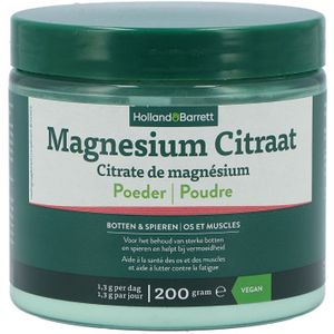 Holland & Barrett Magnesium Citraat Poeder - 200 g