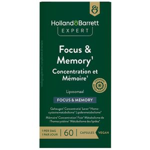 Holland & Barrett Expert Focus & Memory¹ Liposomaal - 60 capsules