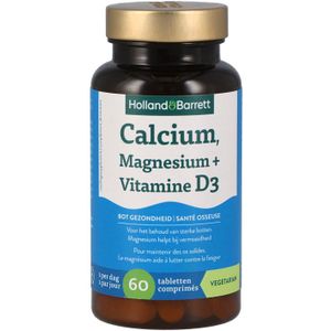 Holland & Barrett Calcium + Magnesium & Vitamine D3 - 60 tabletten