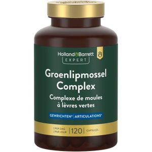 Holland & Barrett Expert Groenlipmossel Complex - 120 capsules