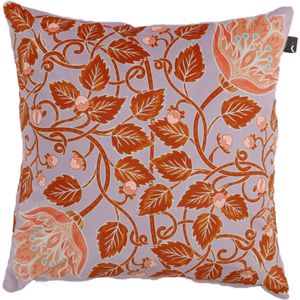 Intratuin sierkussen Floran paars / oranje 45 x 45 cm