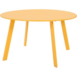 Intratuin Bijzettafel Latte Geel Ø 70 H 40 cm