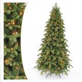 Triumph Tree kunstkerstboom Sherwood Slim met verlichting | 215 cm | 248 LED lichtjes | grote smalle kerstboom