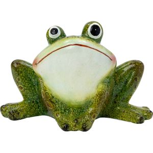 Intratuin tuinbeeld Groda kikker groen 21,8 x 12 x 14,2 cm