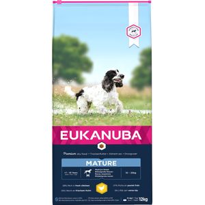 Eukanuba hondenvoer Mature senior middel kip 12 kg
