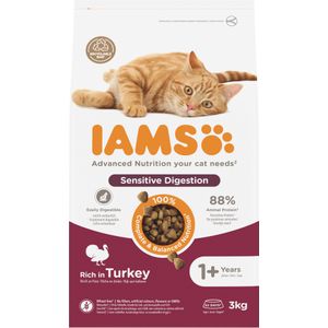 IAMS kattenvoer Sensitive Digestion adult gevogelte 3 kg