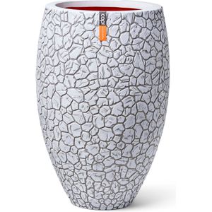 Capi Europe Bloempot buiten Clay wit Ø 50 H 72 cm