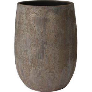 HS - Avion Bloempot - Beige - Keramisch - Ø 23 H 30 cm