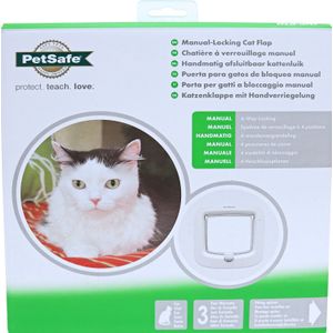 PetSafe kattenluik wit 22,6 x 9,4 x 25,5 cm