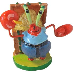 Penn-Plax aquarium decoratie Spongebob Mr. Krabs multi 7,5 x 3 x 10 cm