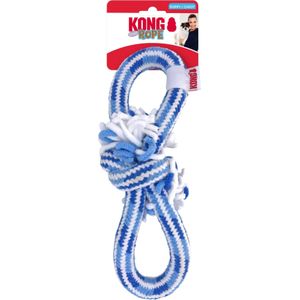 KONG hondenspeelgoed touw blauw/wit 30,5 cm
