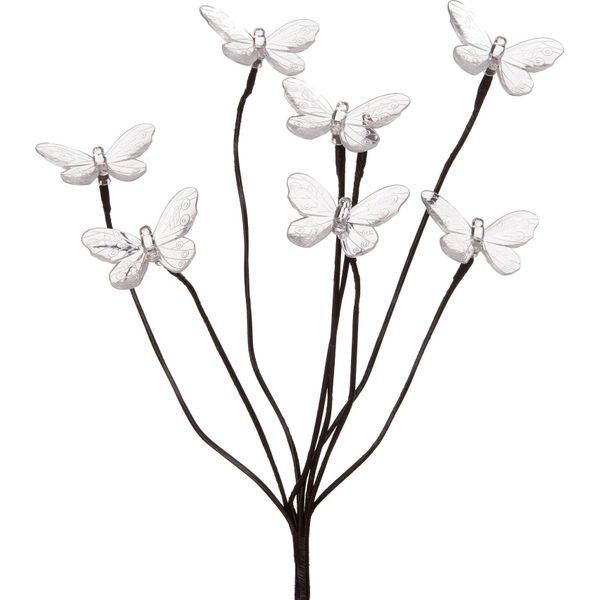 UNUS Vlinder Boomsteker – Roestlook Tuindecoratie Voor Tuin, Terras Of Balkon (ca. 20x20 Cm)