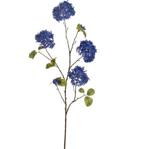 Jasaco PURE kunstbloem Hortensia donkerblauw 110 cm